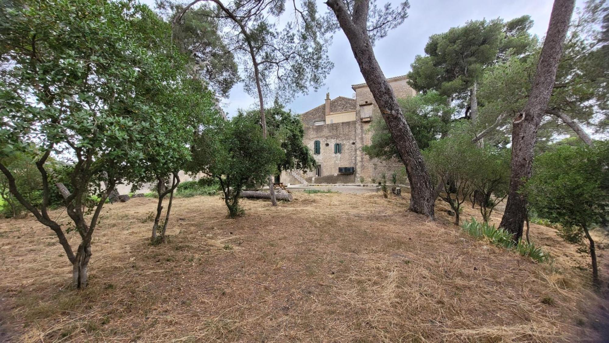 La Pinede, Logement Privatif Au Chateau Aumes Eksteriør billede
